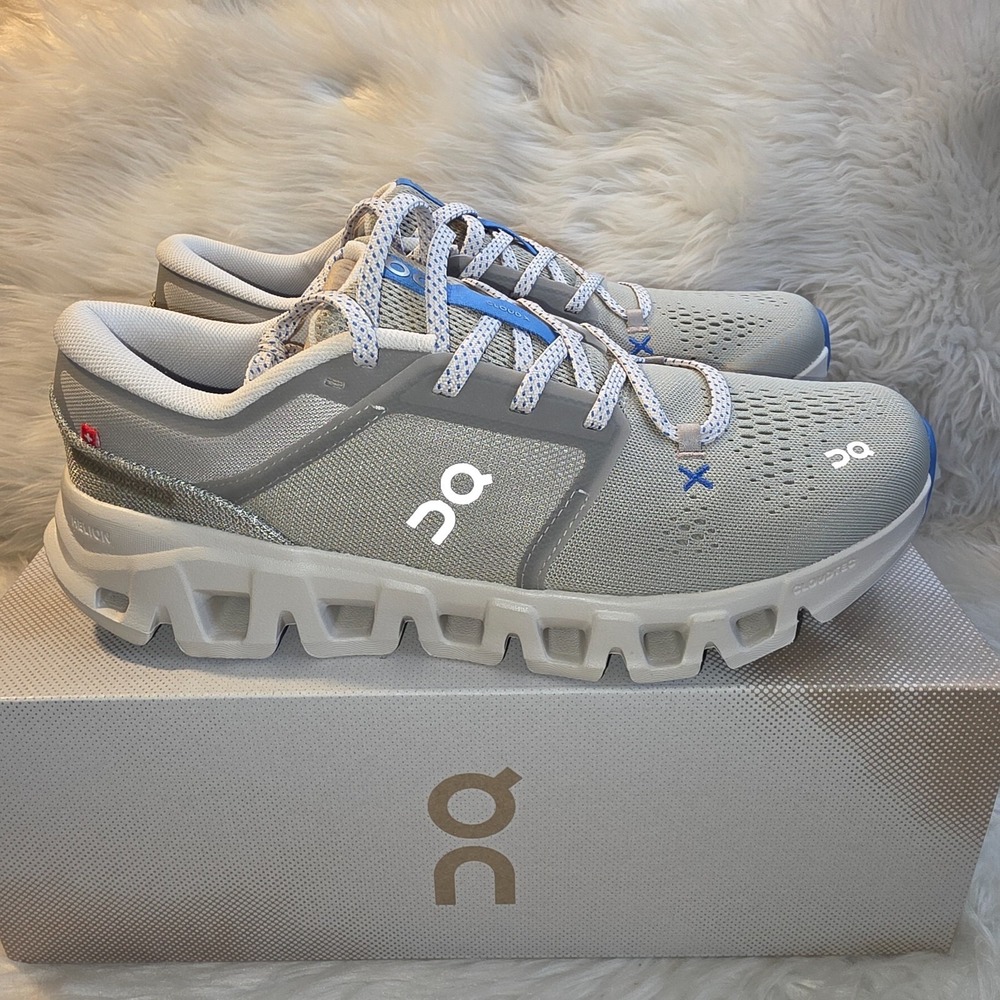 On Cloud X 5 Training Shoes – Men's Size 8.5 — Brume/Pearl